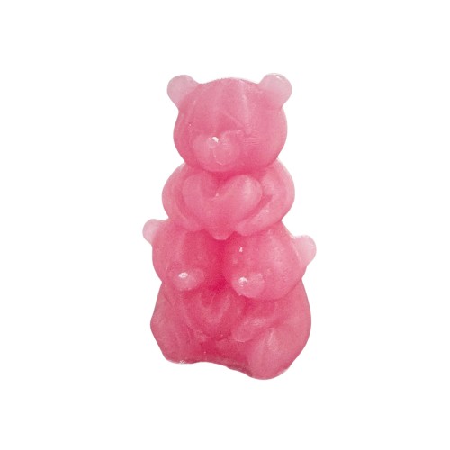 Silikon 3D Kalpli Sevimli Ayıcıklar Mum Kalıbı