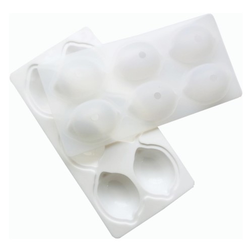 Silikon 3D Limon Şekilli Kapaklı Kek Kalıbı 6 Lı