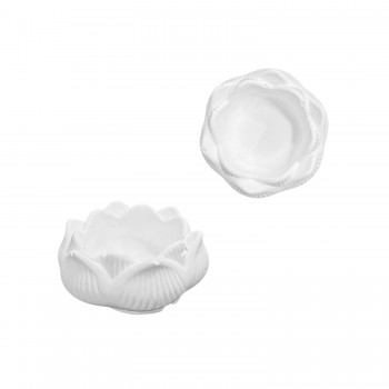 Silikon 3D Lotus Çiçeği Model Taş Tozu Mumluk Kalıbı