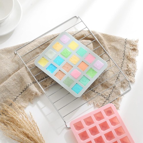 Silikon Elmas Şekilli Çikolata Ve Jelibon Kalıbı 20 Li