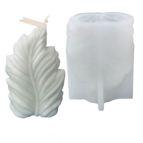 Silikon Mum 3D Geometrik Büyük Boy Yaprak Sabun Beton Ve Taş Tozu Kalıbı Silikon Mum 3D Geometrik Büyük Boy Yaprak Sabun Beton Ve Taş Tozu Kalıbı