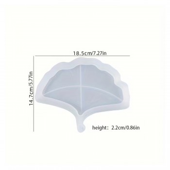 Silikon Ginkgo Yaprağı Tepsi Kalıbı - Epoksi, Beton ve Alçı için Dekoratif Kalıp Silikon Ginkgo Yaprağı Tepsi Kalıbı - Epoksi, Beton ve Alçı için Dekoratif Kalıp