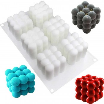 Silikon Kalıp 6 Lı Mum Ve Kek Kalıbı 30X17.5 CM Silikon Kalıp 6 Lı Mum Ve Kek Kalıbı 30X17.5 CM