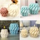 Silikon Mum Yağmur Damlası Şekilli Orta Boy 3D Geometrik Kavisli Sütun Sabun Kalıbı Silikon Mum Yağmur Damlası Şekilli Orta Boy 3D Geometrik Kavisli Sütun Sabun Kalıbı