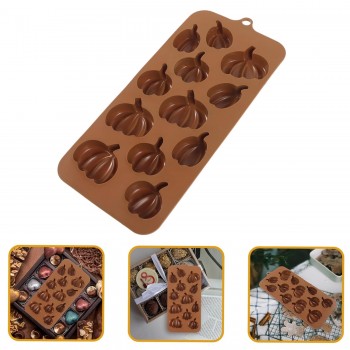 Silikon Kalıp Çikolata Ve Buz Bal Kabağı Şeker Hamuru Kek Kalıbı 12 Li