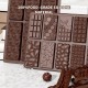 Silikon Kalıp Dubai Çikolata ve Kek Desenli Tablet Dubai Çikolatası Kalıbı 12 Li