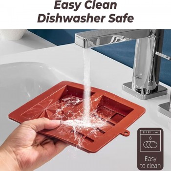 Silikon Kalıp Dubai Çikolata Yıldız ve Kare Desenli Çift Tablet Dubai Çikolatası Kalıbı Silikon Kalıp Dubai Çikolata Yıldız ve Kare Desenli Çift Tablet Dubai Çikolatası Kalıbı