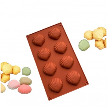 Silikon Kalıp İstiridye  - Shell Deniz Kabuğu Kalıbı 8 Li