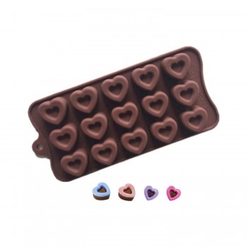 Silikon Kalıp Kalp Ortası Şekilli 15 Li Silikon Kalıp Kalp Ortası Şekilli 15 Li