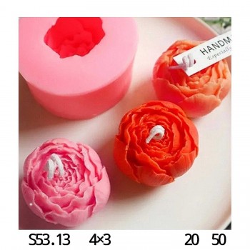 Silikon Kalıp Üslemelik Şakayık Minik Mum Kalıbı S53 Silikon Kalıp Üslemelik Şakayık Minik Mum Kalıbı S53