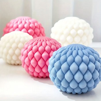 Silikon Kalıp Yuvarlak Mum Taş Tozu Su Damlası Mum Kalıbı Silikon Kalıp Yuvarlak Mum Taş Tozu Su Damlası Mum Kalıbı