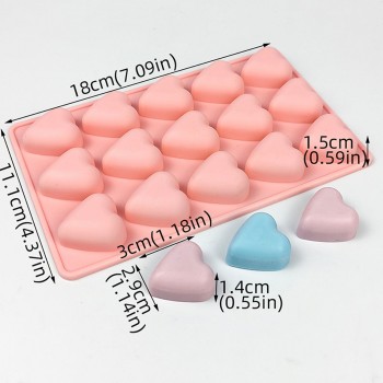 Silikon Kek Kalıp Çikolata Bombeli Küçük Kalp Kalıbı Şeker H. Jelibon Taş Tozu Mum Kalıbı Silikon Kek Kalıp Çikolata Bombeli Küçük Kalp Kalıbı Şeker H. Jelibon Taş Tozu Mum Kalıbı