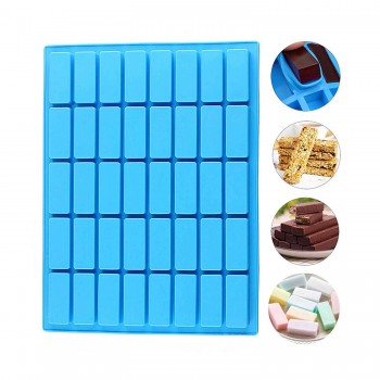 Silikon Kek Kalıp Çikolata Dikdörtgen Buz ve Bar Sabun Kalıbı 40 Lı