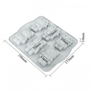 Silikon Kek Kalıp Çikolata Kedi ve Aslan Kalıbı Şeker Hamuru Taş Tozu Kalıbı 6 Lı Silikon Kek Kalıp Çikolata Kedi ve Aslan Kalıbı Şeker Hamuru Taş Tozu Kalıbı 6 Lı