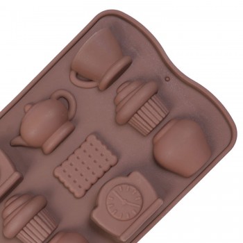 Silikon Kek Kalıp Minik Çaydanlık Saat ve Kahve Kalıbı Şeker Hamuru Jelibon Silikon Kalıbı Silikon Kek Kalıp Minik Çaydanlık Saat ve Kahve Kalıbı Şeker Hamuru Jelibon Silikon Kalıbı