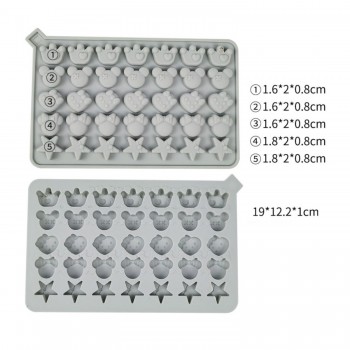 Silikon Mickey Mouse Ve Kral Tacı Yıldız Figürleri Haribo Çikolata Ve Jelibon Kalıbı Silikon Mickey Mouse Ve Kral Tacı Yıldız Figürleri Haribo Çikolata Ve Jelibon Kalıbı