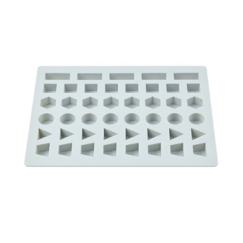 Silikon Minyatür Geometrik Şekiller Haribo Çikolata Ve Jelibon Kalıbı