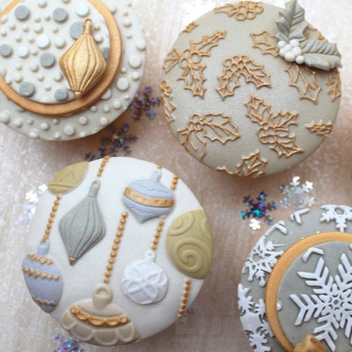 Silikon Noel Topları Figürleri Şeker Hamuru Kalıbı