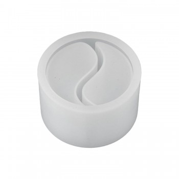 Silikon Mum Ying Yang Sabun Beton Ve Taş Tozu Kalıbı Silikon Mum Ying Yang Sabun Beton Ve Taş Tozu Kalıbı