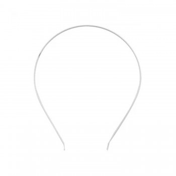 Süslenmemiş Tel Taç Metal 3 MM - 12 Adet Beyaz Süslenmemiş Tel Taç Metal 3 MM - 12 Adet Beyaz