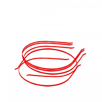 Süslenmemiş Tel Taç Metal 3 MM - 12 Adet Kırmızı Süslenmemiş Tel Taç Metal 3 MM - 12 Adet Kırmızı