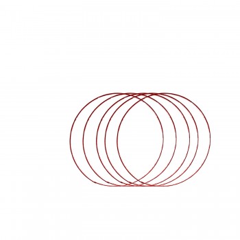 Tel Taç Çemberi 3 MM 18 CM - 12 Adet Kırmızı Tel Taç Çemberi 3 MM 18 CM - 12 Adet Kırmızı