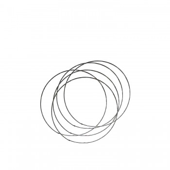 Tel Taç Çemberi 3 MM 18 CM - 12 Adet Siyah Tel Taç Çemberi 3 MM 18 CM - 12 Adet Siyah