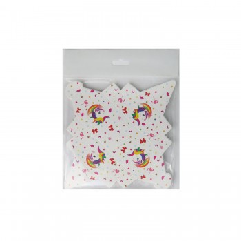Unicorn Temalı Karton Lokumluk - 25 Adet Unicorn Temalı Karton Lokumluk - 25 Adet