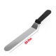 Eğik Pasta Sıvama Spatulası Oval Uçlu B073  25  CM