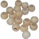 Ahşap Ham Natural Boncuk 22 MM 100 GR