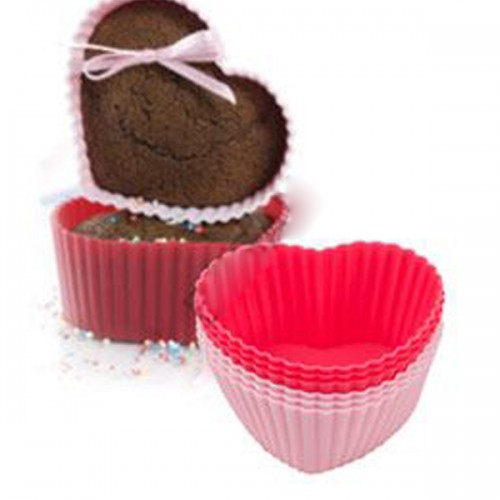 Silikon Kalpli Muffın Cup 6'Lı Set