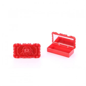 Ayna Kutu Güllü - 10 Adet Kırmızı Ayna Kutu Güllü - 10 Adet Kırmızı