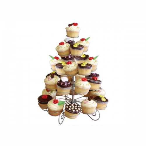 Metal Cupcake Standı 5 Katlı / 41'Li Kek Standı