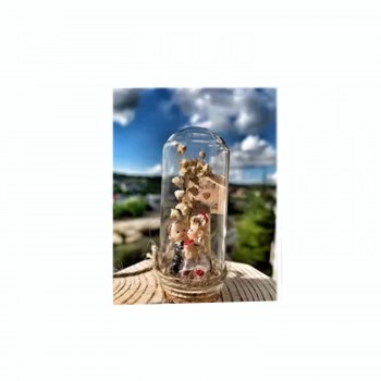 Cam Şişe Mantar Tıpalı Deney Tüpü Mini Fanus Model 25CC - 25 Adet Cam Şişe Mantar Tıpalı Deney Tüpü Mini Fanus Model 25CC - 25 Adet