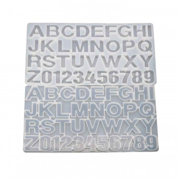 Epoksi Silikon Kalıp Büyük Harfler ve Rakamlar Kalıbı-36 LI Epoksi Silikon Kalıp Büyük Harfler ve Rakamlar Kalıbı-36 LI