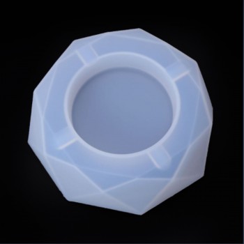 Epoksi Silikon Kalıp Küllük Kalıbı Kristal Model 13.5 CM Epoksi Silikon Kalıp Küllük Kalıbı Kristal Model 13.5 CM