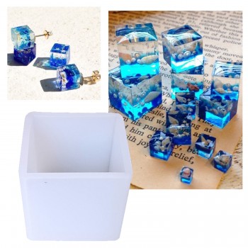 Epoksi Silikon Kalıp Küp Modeli 5X5X5 CM