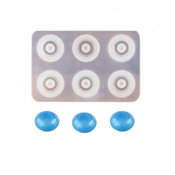 Epoksi Silikon Kalıbı Yatsı Boncuk  Modeli 12 MM 6 LI