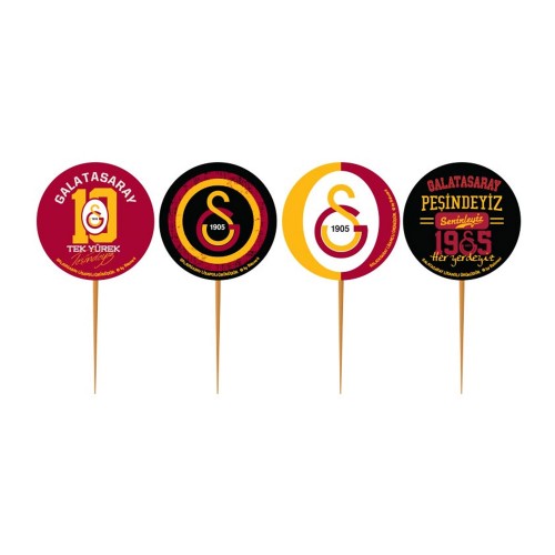 Galatasaray Temalı Taraftar Kürdanlı Sticker - 10 Adet