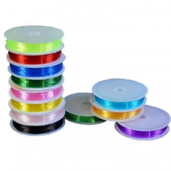 Esnek Misina İp Lastik 1 MM - 50 Metre Karışık Renk Esnek Misina İp Lastik 1 MM - 50 Metre Karışık Renk