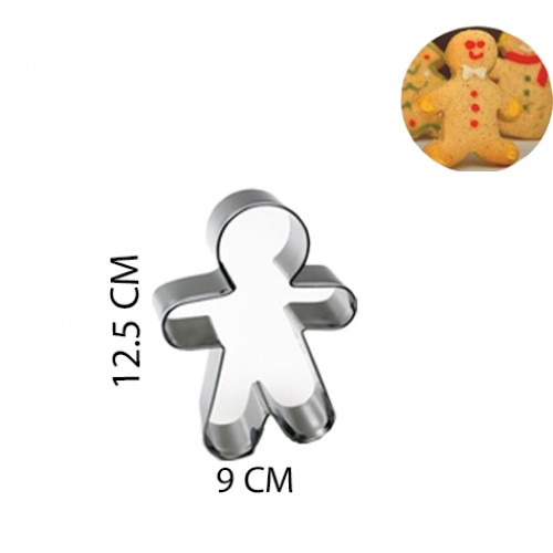Kek Ve Kurabiye Kalıbı BÜYÜK Boy Kopat Kurabiye Adam 12.5X9 CM