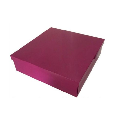 Komple Karton Kutu 35X35X10 CM - 10 Adet  Mor
