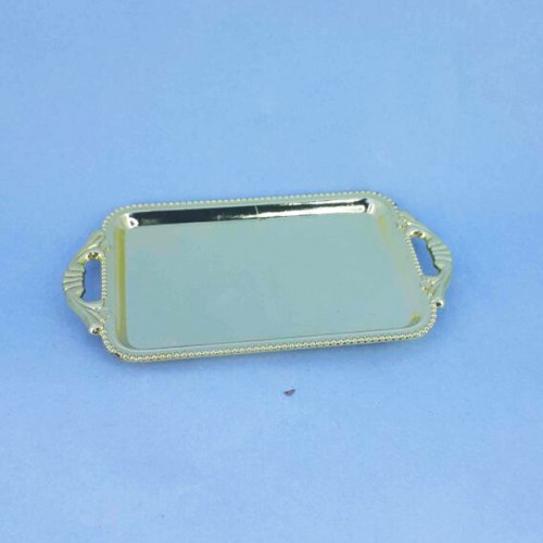 Tepsi Plastik  Minik - 12 Adet  Altın