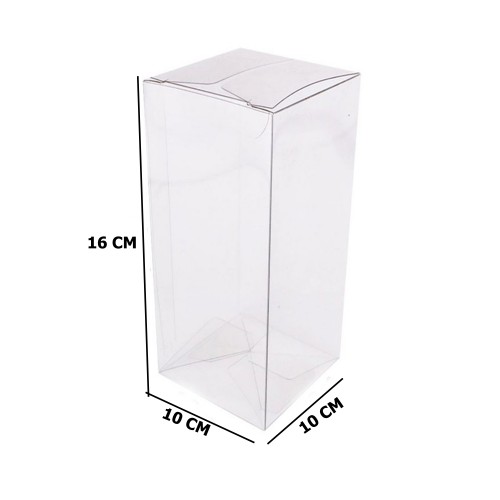 Komple Asetat Kutu Otomatik Model 10X10X16 CM - 25 Adet