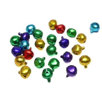 Metal Çıngırak Zil Karışık Renkli 1 CM - 50 Adet Metal Çıngırak Zil Karışık Renkli 1 CM - 50 Adet