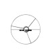 Metal Makrome Avize  Makrome  Kalıbı Büyük Boy 30 CM