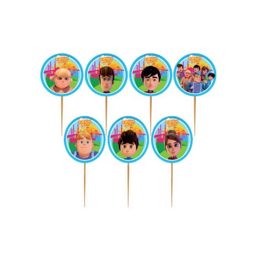 Rafadan Tayfa Temalı Kürdanlı Sticker - 10 Adet