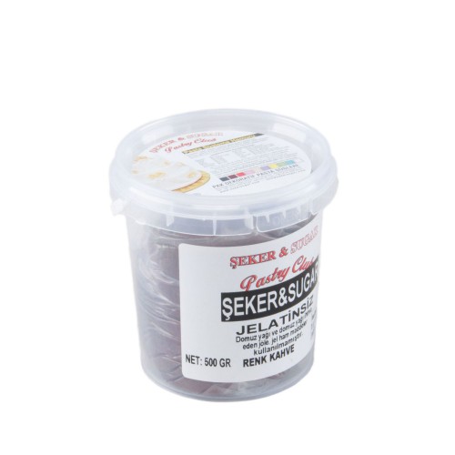Şeker Sugar Şeker Hamuru Pasta Süsleme Hamuru 500 Gr   KahveRengi
