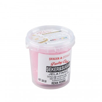 Şeker Sugar Şeker Hamuru Pasta Süsleme Hamuru 500 Gr Pembe Şeker Sugar Şeker Hamuru Pasta Süsleme Hamuru 500 Gr Pembe
