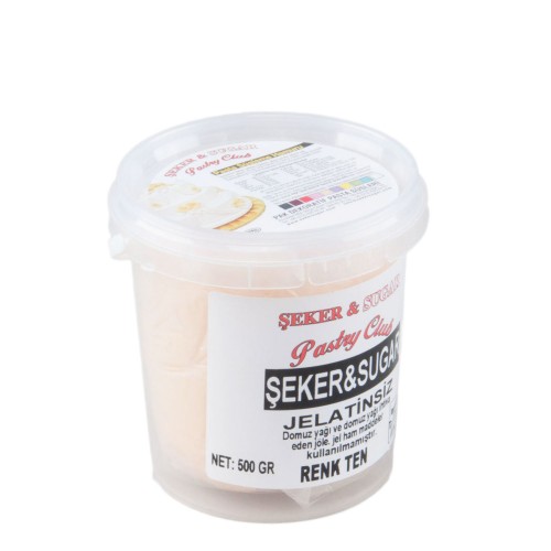 Şeker Sugar Şeker Hamuru Pasta Süsleme Hamuru 500 Gr   Ten Rengi